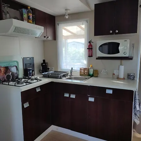 캠프장 Mobil-home 3 Ch 2 Sdb - Espace Cocooning 아르젤레쉬르메르